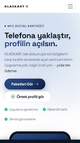 KlasKart web sitesi